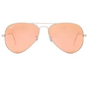 RAY-BAN Aviator Sunglasses Orange